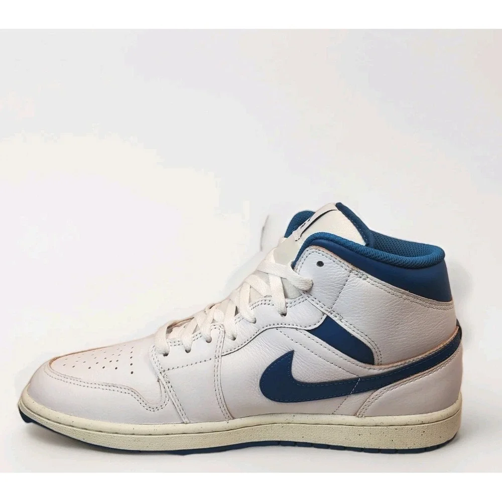 Nike Air Jordan 1 Mid SE Industrial Blue F5215-141 Men's size 11 sneaker shoe‎